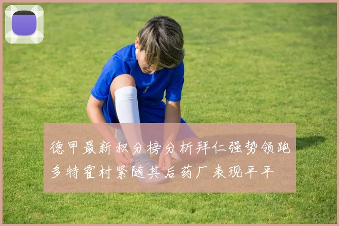 德甲最新积分榜分析拜仁强势领跑多特霍村紧随其后药厂表现平平