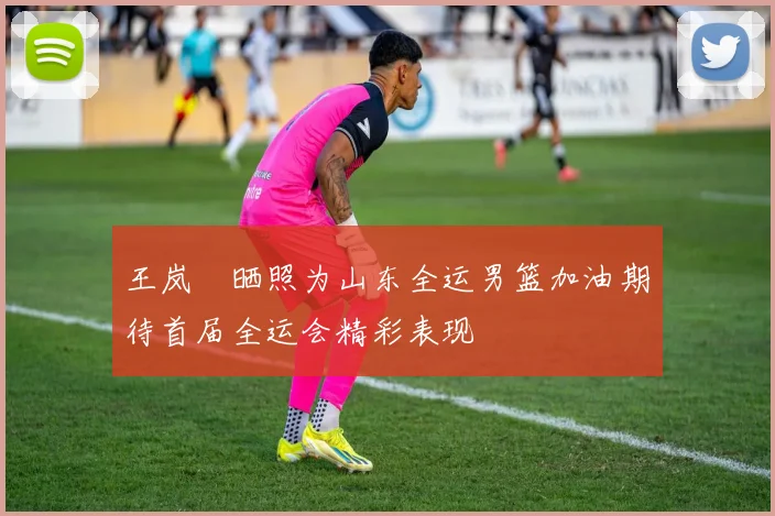 王岚嵚晒照为山东全运男篮加油期待首届全运会精彩表现